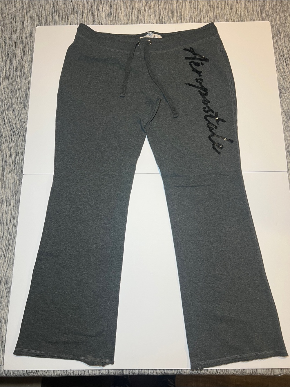Aeropostale Gray Logo Lounge Pants